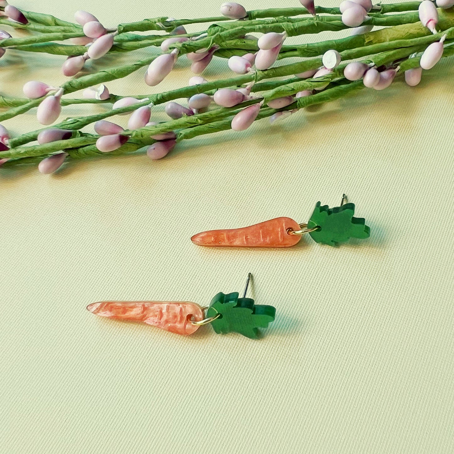 Small Carrot Dangles